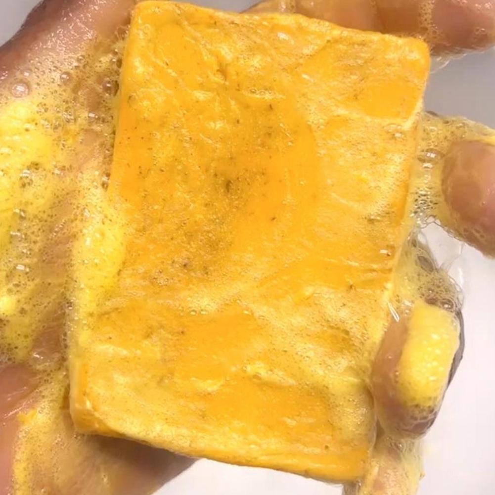 Kojic Acid Soap - 강황 코직산 비누 (스크럽 입자 함유)