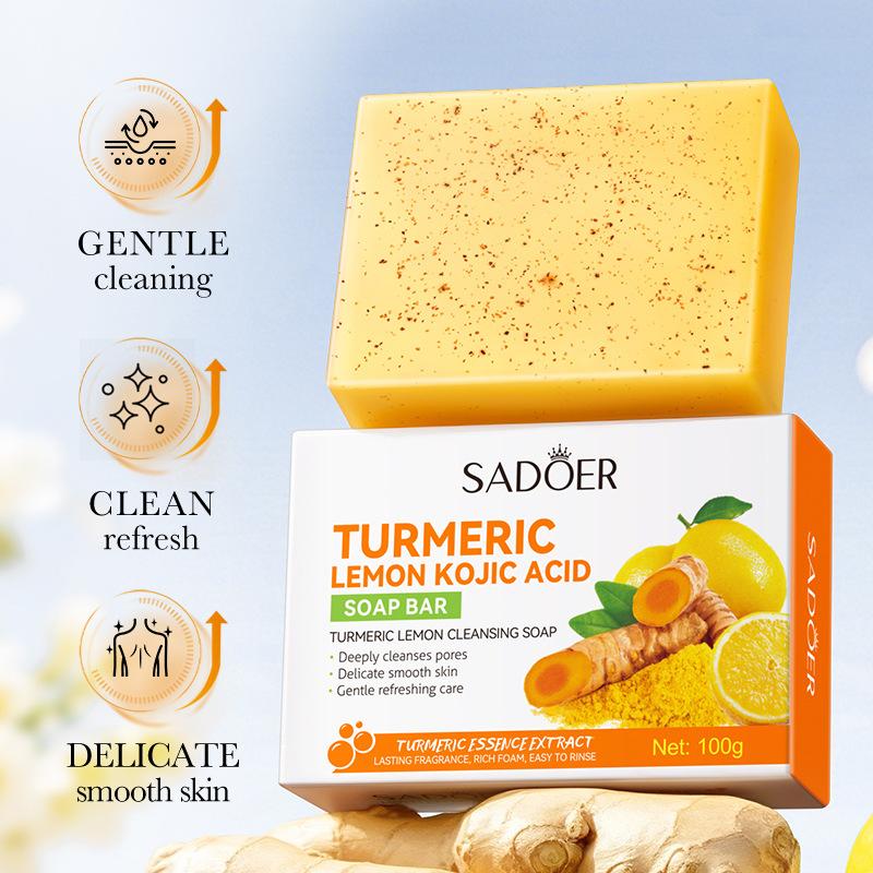 Kojic Acid Soap - 100g 코직산 비누 (얼굴용), 강황 기미