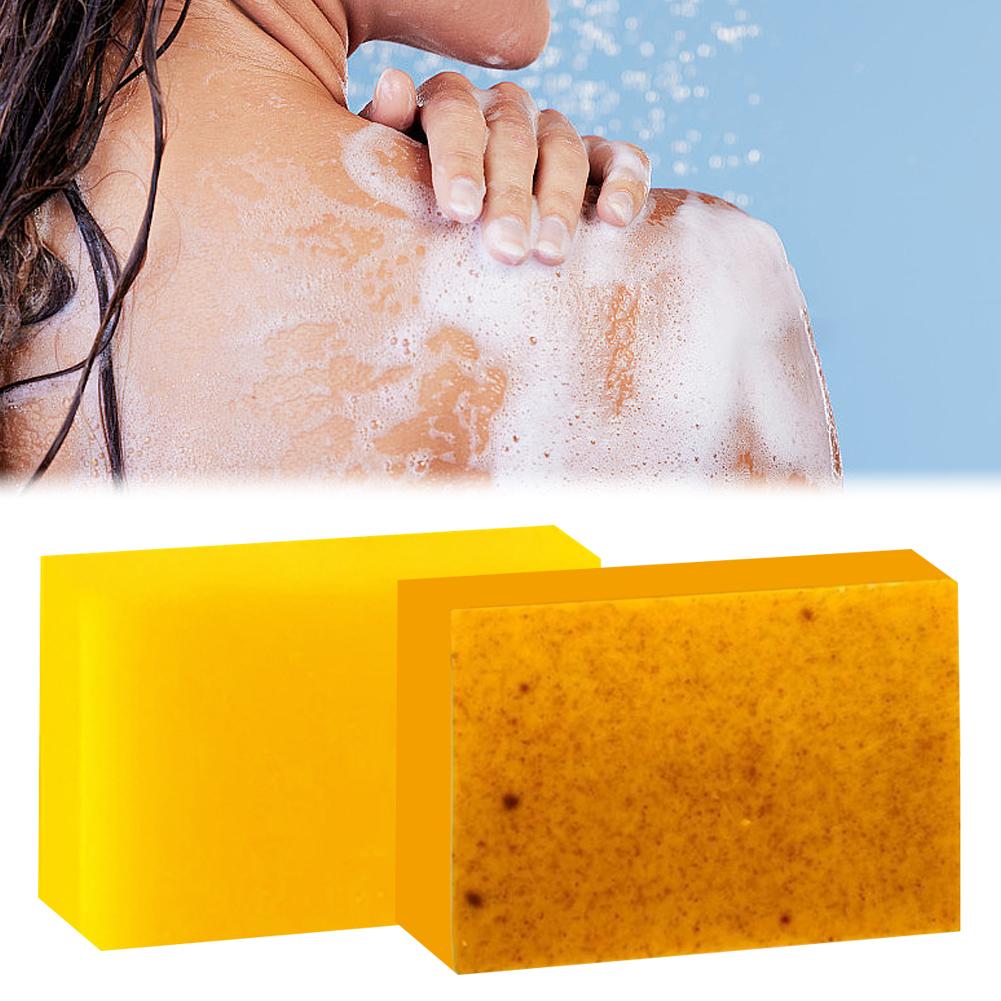 강황 코직산 비누 (스크럽 입자 함유) - 기미 제거, - Kojic Acid Soap 리뷰 및 가격