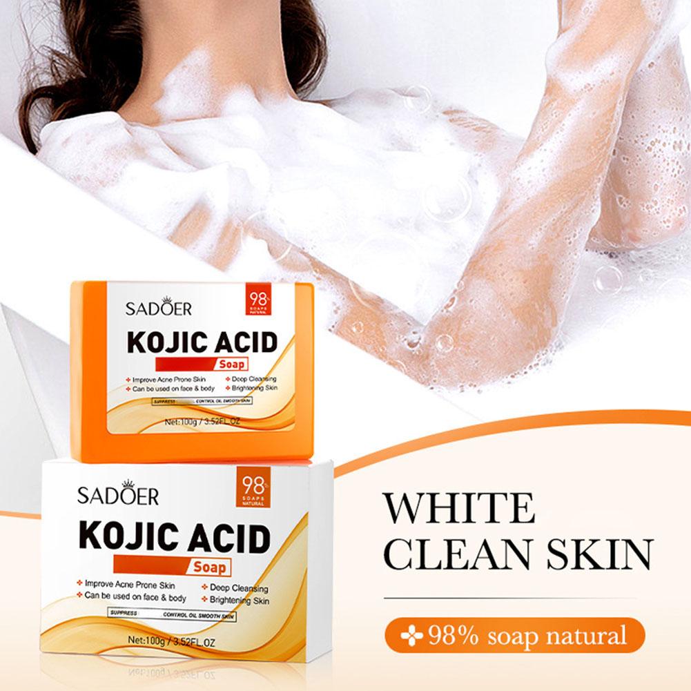 100g 코직산 비누 페이스 바디 딥 클렌징 브라이트닝 - Kojic Acid Soap 리뷰 및 가격