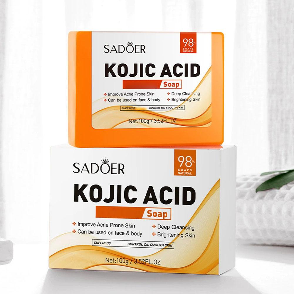 100g 코직산 비누 페이스 바디 딥 클렌징 브라이트닝 - Kojic Acid Soap 리뷰 및 가격