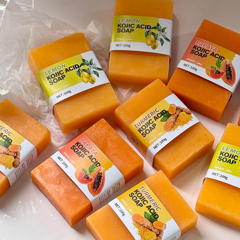 수제 코직산 비누 (에센셜 오일 함유), 피부 미백 및 - Kojic Acid Soap 리뷰 및 가격