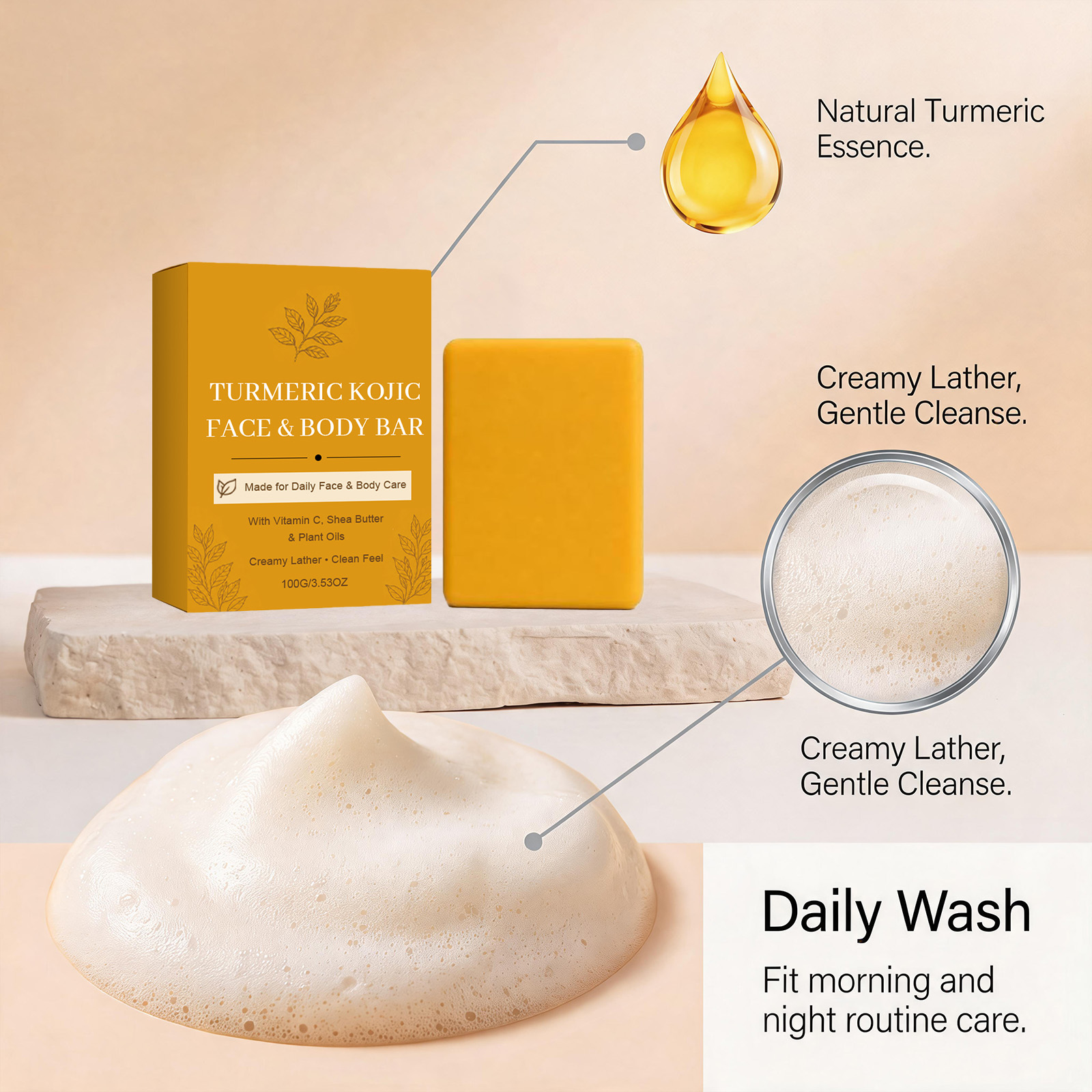 강황 코직산 수제 비누 각질 제거 모공 막힘 방지 불쾌 - Kojic Acid Soap 리뷰 및 가격